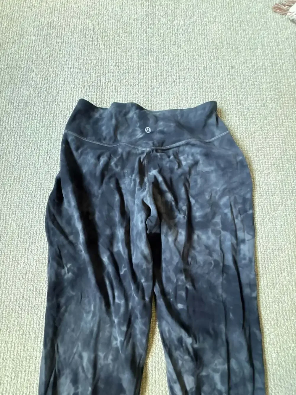 lululemon Align High-Rise Jogger in Diamond Dye Black Graphite Grey